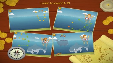 Learn to count 123 pirates Image