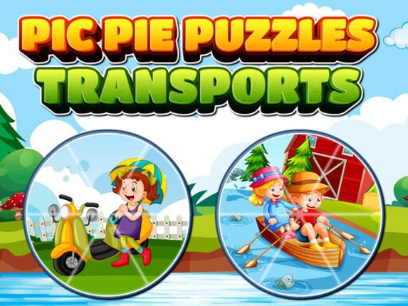 Pic Pie Puzzles Transports Game Cover