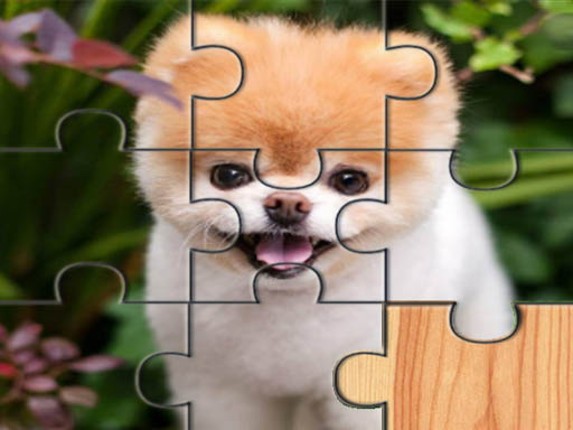 Cute Dogs Jigsaw Puzlle Game Cover