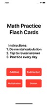 Math Practice Flash Cards Image