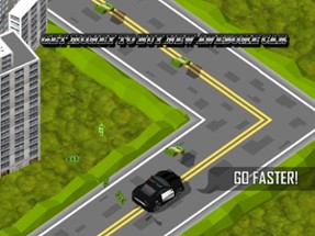 3D Zig-Zag  Police Chase  Cars -  Highway Hot Escape from Tokyo Street Image