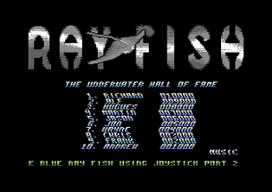 Ray Fish Deluxe (Commodore 64) Image