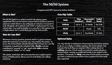 The 50/50 System Image