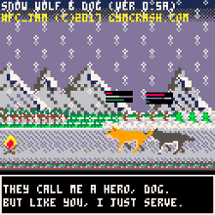 Snow Wolf and Dog (#FC_JAM Edition) Image