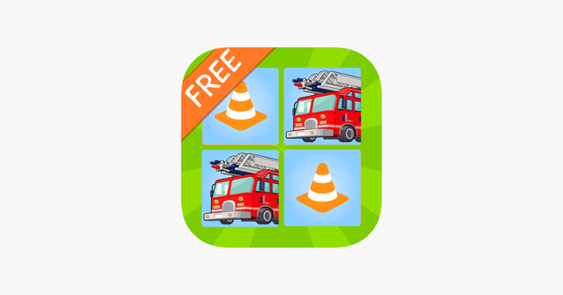 Kids Cars Memory - Free Game Cover