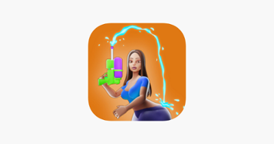 Squirt Gun Girl: Garden Runner Image