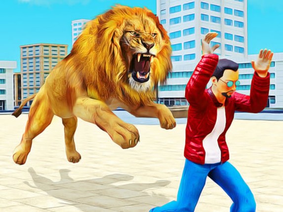 Lion Simulator Attack 3d Wild Lion Games Game Cover