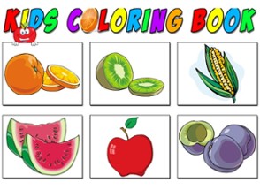 Color The Fruits And Vegetables Coloring Pages Image