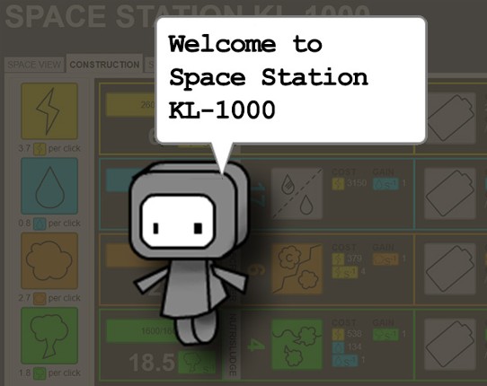 Space Station KL1K Game Cover