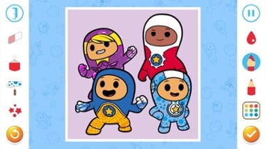 Go Jetters Colouring Image