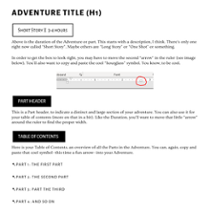 Quest RPG Templates for MS Word Image
