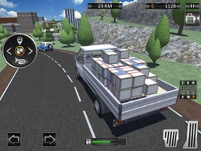 Real Truck Cargo Transport 3D Image
