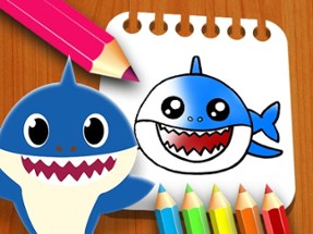 Baby Shark Coloring Book Image