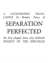 SEPARATION PERFECTED: A Catastrophic Translation Image