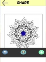 Adult Mandala Coloring Book Therapy Stress Relief Image