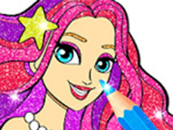Princess Mermaid Coloring Game Game Cover