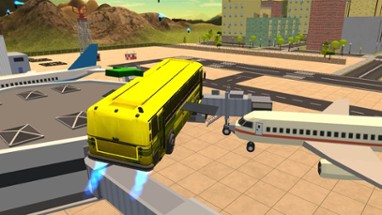 Flying Bus Driving Simulator - Racing Jet Bus Airborne Fever Image