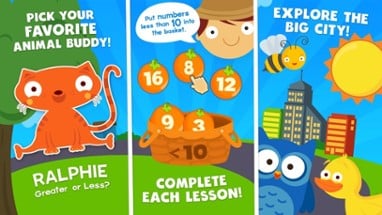 Animal Kindergarten Math Games Image