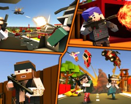 Pixel Block Battle Gun 3D FPS - TPS Minecraft like Image