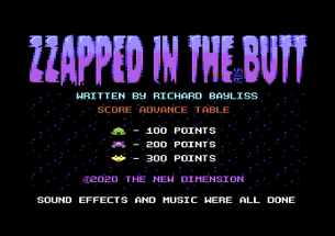 Zzapped in the Butt - Deluxe [Commodore 64] Image