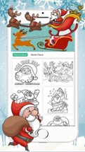 Santa Claus - Merry Christmas Coloring Book Image