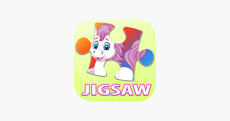 Cartoon Puzzle Pony Jigsaw Puzzles Box For Kids Game Cover