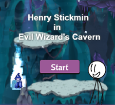 Henry Stickmin in Evil Wizard's Cavern Image