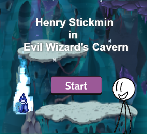 Henry Stickmin in Evil Wizard's Cavern Game Cover