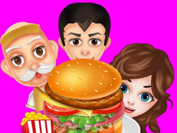 Buger Cooking Food Shop Game Cover