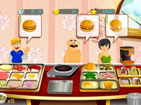 Burger Cooking Fever: Food Court Chef Game Image