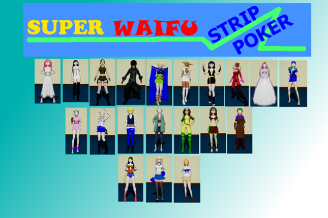 Super Waifu Strip Poker - Full Version Game Cover