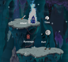 Henry Stickmin in Evil Wizard's Cavern Image