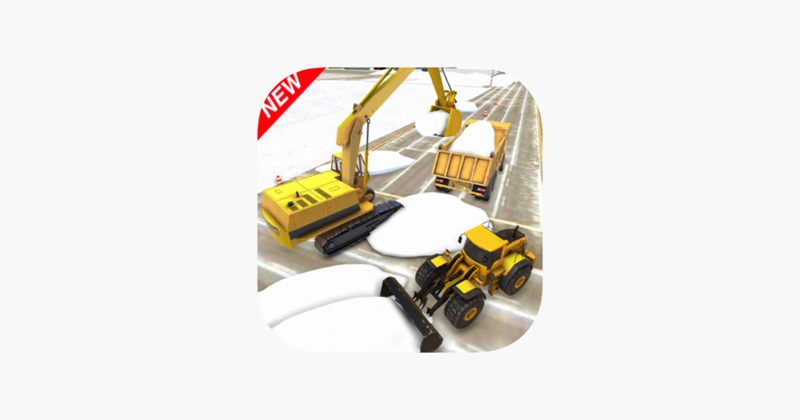 Operate Snow Excavator Crane Game Cover