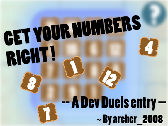 Get Your Numbers Right! Game Cover