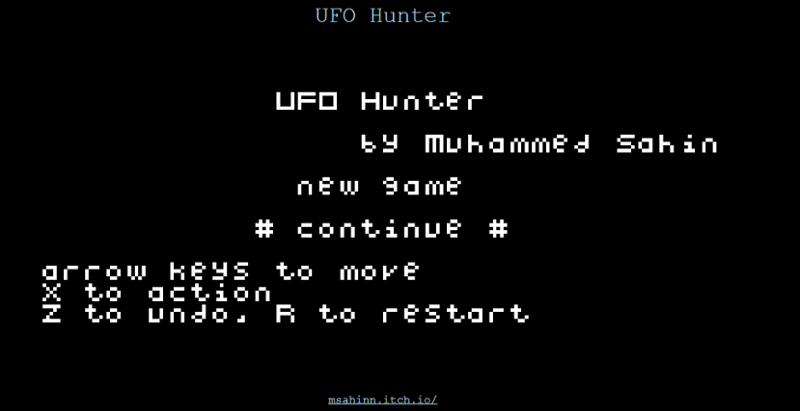 Ufo Hunter Game Cover