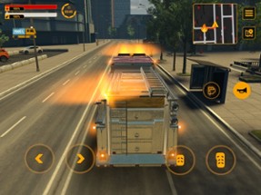 Firefighter:Car fire truck sim Image