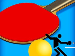 Stickman Ping Pong Match Image