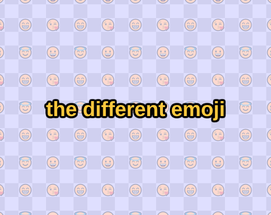 The Different Emoji Game Cover