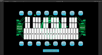 Start Menu,  Piano,  Music Player, Cannon (UI Practice) Image