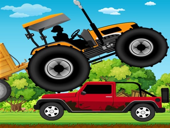 Hill Climb Tractor Game Cover