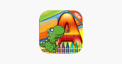 Dinosaur world Alphabet Coloring Book Grade 1-6: coloring pages learning games free for kids and toddlers Image