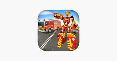 Robot Fire Truck Driver Image