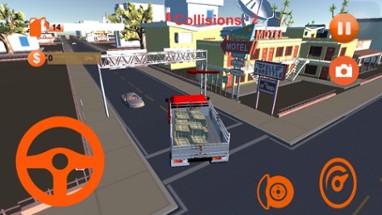 Truck Cargo Driving 3D Image