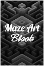 Maze Art: Black Image