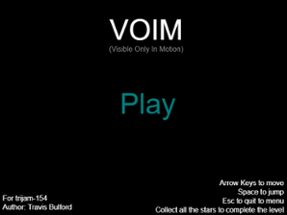 VOIM (Visible Only In motion) Image