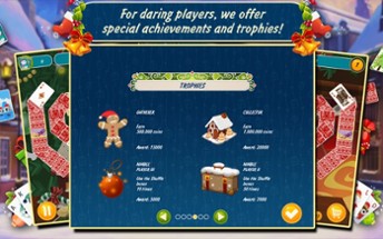 Solitaire Christmas. Match 2 Cards Free. Card Game Image