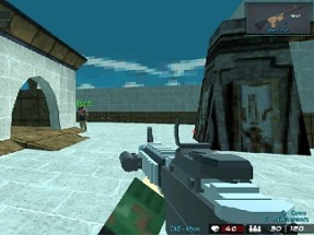 Blocky combat Shooting Arena 3D Pixel Image