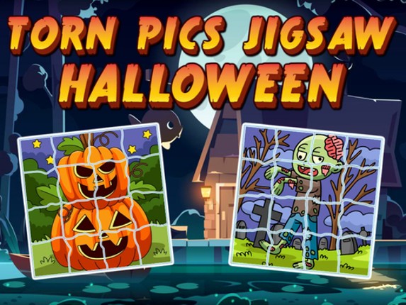 Torn Pics Jigsaw Halloween Game Cover