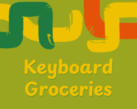 Keyboard Groceries Game Cover