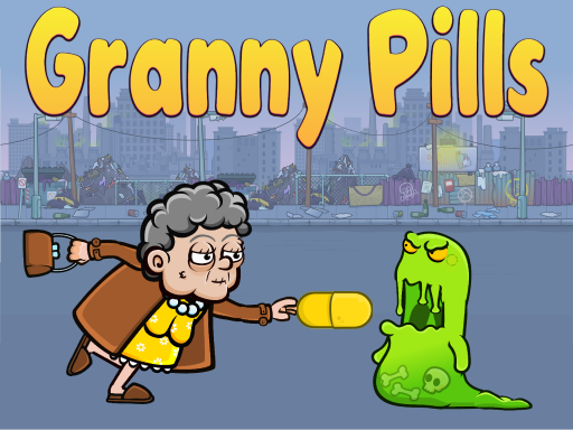 Granny Pills: Defend Cactuses Game Cover